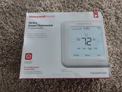 Honeywell Smart TH6220WF2006 Thermostat Open Box Wifi C-Wire Required - Image 1 of 4