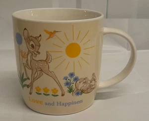 New Disney BAMBI & THUMPER Love & Happiness Ceramic Mug Cup - Picture 1 of 4