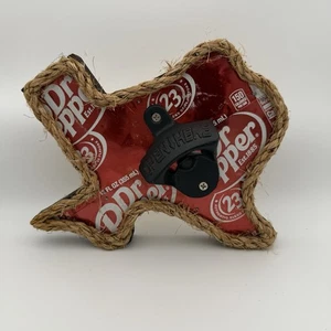 Custom Wooden Texas Dr Pepper Bottle Opener Unique - Picture 1 of 9