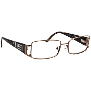 Versace Eyeglasses MOD. 1163-B 1013 Brown/Crystals Rectangular Italy 52[]16 130 - Picture 1 of 6