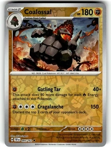 Pokemon SV05: Temporal Forces Card 095/162 Coalossal  Reverse Foil - Picture 1 of 4