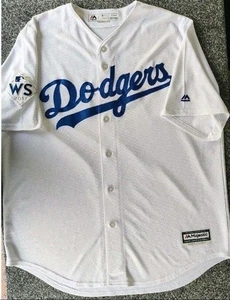 Camiseta deportiva de los Dodgers de Los Ángeles MLB 2017 WS Patch Majestic Cool Base talla XL - Imagen 1 de 9