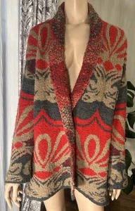 Free People Winters Day Bliss Boho Bohemian Hipster Oversize Decke Strickjacke S - Bild 1 von 9