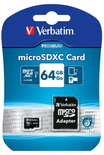 Verbatim TRANS FLASH 64 GB (44084) CLASS 10 - Immagine 1 di 1