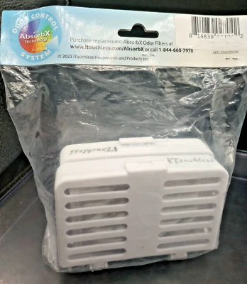 2) Absorbx Odor Filter Kit for Automatic 13 Gallon Touchless Sensor Trash Can - Image 1 of 4