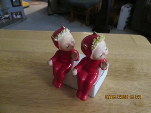 Vintage 2 Red Devil Shelf Sitters - Bild 1 von 15