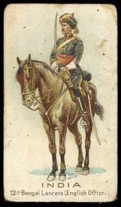 B.A.T. - 'Soldiers of the World' (1904) - India - 12th Bengal Lancers - Picture 1 of 1