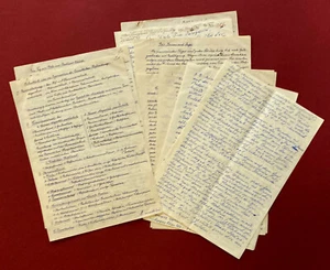 Hofleben KAISER WILHELM II. - eigh.  Manuskript des kaiserlichen HOFMARSCHALL - Bild 1 von 4