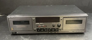 Sony TC WR521 Dual Cassette Tape Deck Auto Rev Stereo Component Audiophile Parts - Picture 1 of 11