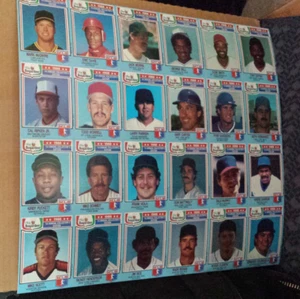 1988 Chef Boyardee Baseball Complete Set Uncut Sheet Mattingly, Ripken, Clemens - Picture 1 of 9