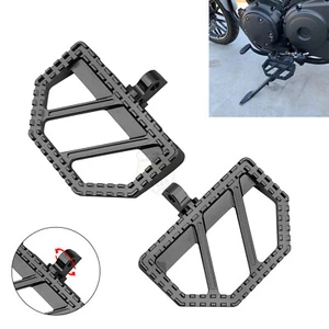 Mini Board Foot Pegs Floorboards For Harley Touring Sportster Dyna Bobber XL1200 - Picture 1 of 8