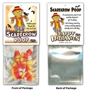 Halloween Scarecrow Poop Kids Party Favor Gift Trick or Treat Candy Corn - Bulk - Picture 1 of 11