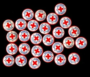 Cruz Roja Principiante Nadador Pequeño Botón Lote de 27 - Imagen 1 de 2