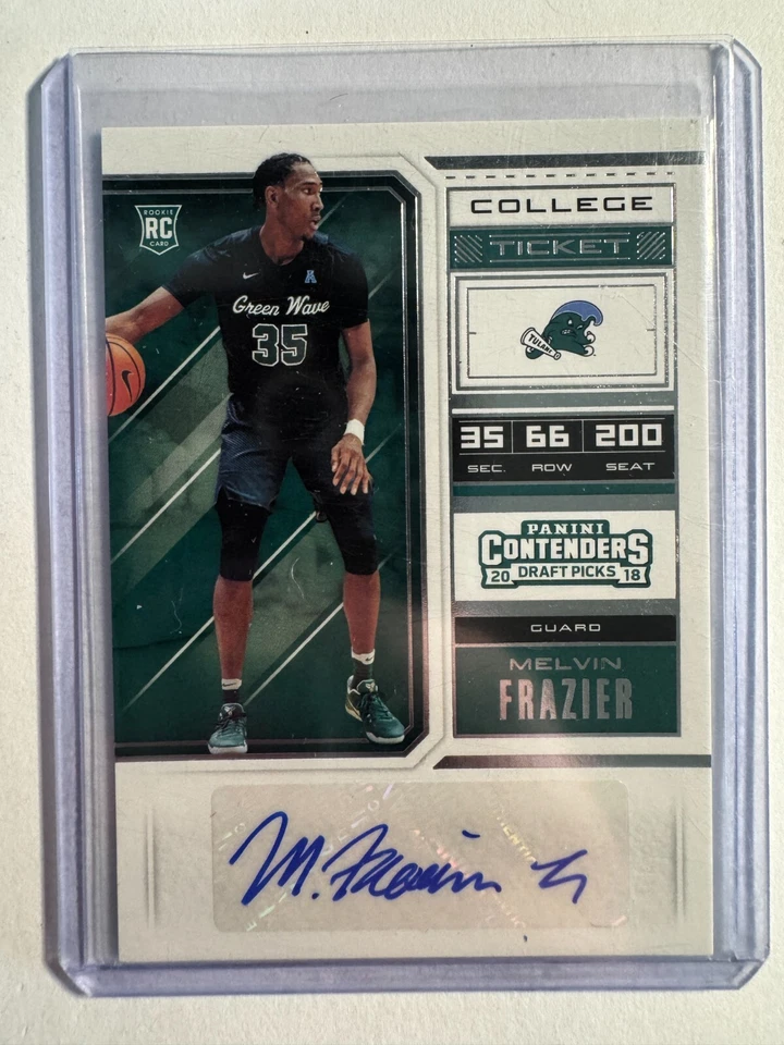 K314,820 - 2018-19 Panini Contenders Draft Picks #88 Melvin Frazier Auto RC - Image 1 of 1