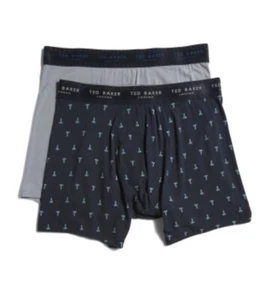 Ted Baker London Men’s Premium Soft Modal 2-Pack Boxer Briefs Size M (32-34) - Picture 1 of 8