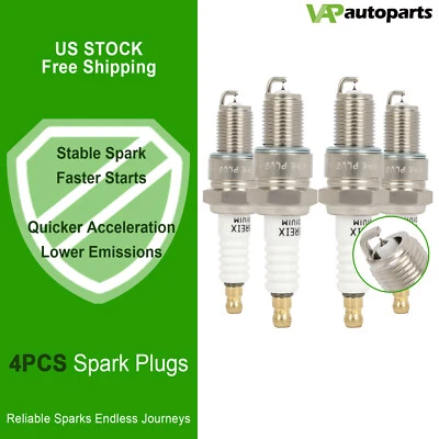 4x bujías de iridio y platino para furgoneta Toyota 1986-1989 2,2 L l4 Foto 1 de 4