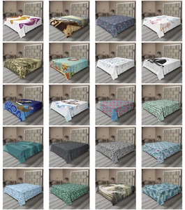 Ambesonne Nautical Form Flat Sheet Top Sheet Decorative Bedding 6 Sizes - Picture 1 of 42
