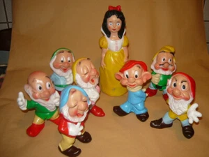 LEDRA BIANCANEVE + 7 NANI SEVEN DWARFS DISNEY LEDRAPLASTIC misura piccola - Foto 1 di 4