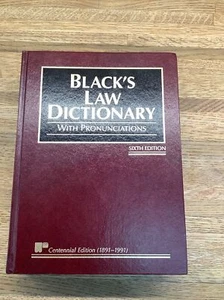 Black's Law Dictionary Centennial Edition 1990 NoInscription Exceptional Example - Picture 1 of 6