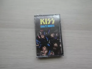 Kiss Crazy Nights 1987 Audio Cassette Still Sealed Brand New Rock Gene Simmons - Picture 1 of 5