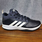 Adidas Basketball Shoes Men's 12 Black Leather Ilation 2 Athletic Sneakers