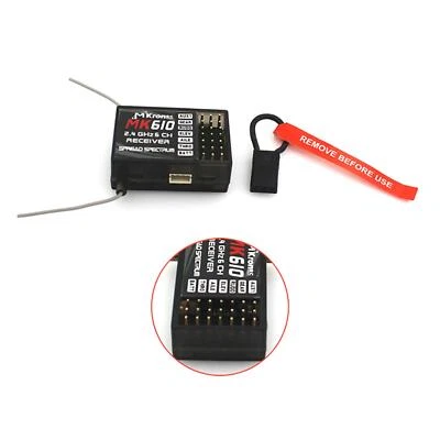 Receptor MK610 de 6 canales de 2,4 GHz para transmisor Spektrum Dx5e Dx6i Dx7 AR6100 C Foto 1 de 4