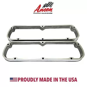 Ford 289, 302, 351W Valve Cover Spacers Polished - Die-Cast Aluminum - Ansen USA - Bild 1 von 2