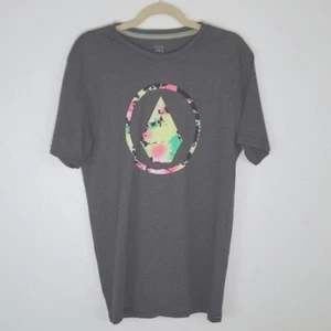 *NEW* VOLCOM Modern Fit True To This Grey T-shirt w/Front Logo, size Medium - Picture 1 of 5
