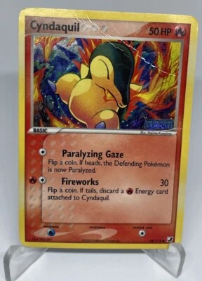 Cyndaquil #54/125 (2005) -  Unseen Forces  - Holo Stamped - Poor Condition - Image 1 of 4