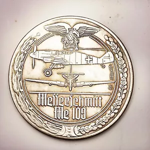 Messerschmitt Bf 109 Token Luftwaffe WW2 WWII Messer ME 109 German NEW - Picture 1 of 5