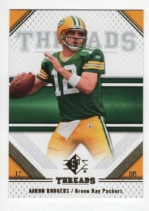 2009 Upper Deck SP Threads Football AARON RODGERS GREEN BAY PACKERS #1 - Picture 1 of 3