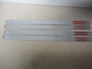 LOT OF 4 THOMPSON MILFORD REZISTOR SPECIAL ALLOY HIGH SPEED 18 " HACK SAW BLADE - Picture 1 of 6