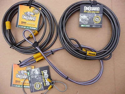 Onguard AKITA Cable EXTENDER all sizes Bicycle Motorbike Moped Home Lock Coil - Image 1 of 2
