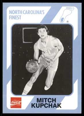 1989 Collegiate Collection Coca-Cola - Mitch Kupchak #48 North Carolina's Finest - Image 1 of 2