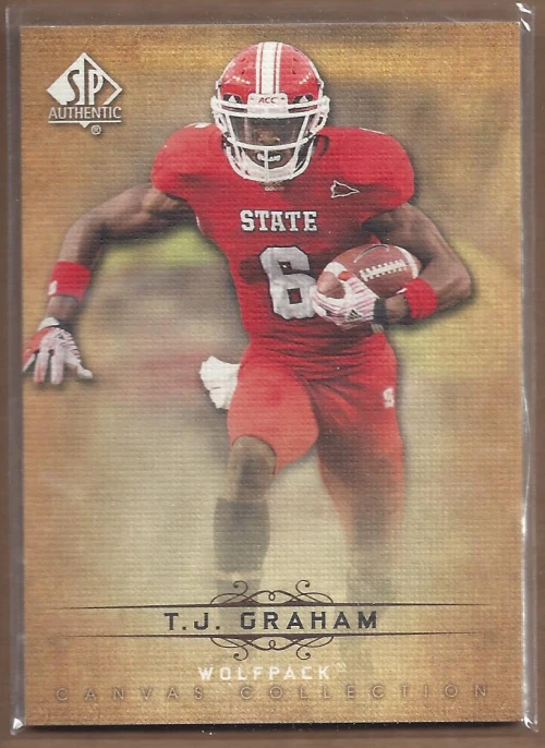 B1151- 2012 SP Authentic Canvas Rookie SP #CR15 T.J. Graham SAMPLE PIC - Image 1 of 1