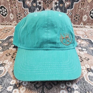 RMEF Adjustable Hat Rocky Mountain Elk Foundation Teal Women's Cap Embroidered - Picture 1 of 11