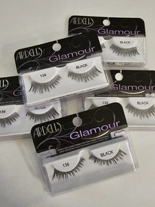 Ardell Glamour Falsche Wimpern #136 Schwarz 5 Paar  - Bild 1 von 4