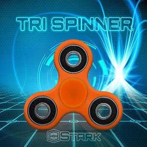 NARANJA Hilandero de Mano Tri Fidget Enfoque Escritorio Juguete EDC ADHD Autismo NIÑOS ADULTOS - 1 pieza - Imagen 1 de 5