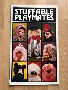 Zim's ~ Stuffable Playmates ~ Sewing Pattern Book ~ Dolls ~ Toys ~ Animals ~ PB - Picture 1 of 2