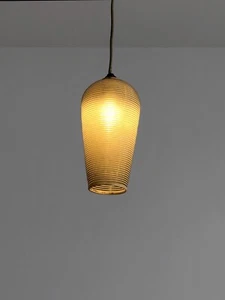 1950 ROTAFLEX LUSTRE SUSPENSION MODERNISTE FORME-LIBRE RECONSTRUCTION Lunel Arp - Imagen 1 de 15