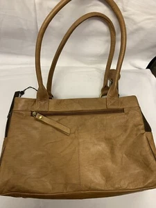 Mia Othello Tan Leather Handbag New with Tags - Picture 1 of 4