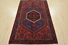 Vintage Tribal Oriental 4’7” x 7′ Red Wool Traditional Hand-Knotted Area Rug