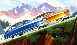 1950 Nash Ambassador Airflyte - Promotional Advertising Poster - Picture 1 of 1