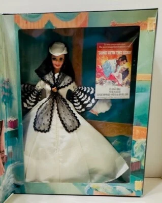 巴比 饰 Scarlett O'Hara 1994 Gone With The Wind 芭比娃娃 好莱坞传奇 全新带盒 — 第 1/4 张图片