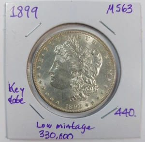 1899 P MORGAN - KEY DATE  LOW MINTAGE -0422-2 - Picture 1 of 6
