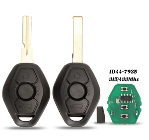 3 Button EWS System Car Remote Key For BMW 315/433MHz ID44/PCF7935Chip - Picture 1 of 8