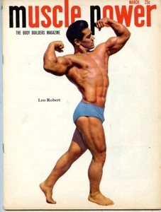 MUSCLE POWER  MAGAZINE  * MARCH 1950 *  LEO ROBERTS - Picture 1 of 1