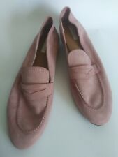 H & S SUEDE SIZE 6 PINK SUEDE SLIP ON B62/041324B2/13