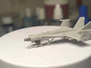 3D Printed 1/350 F-18C Hornet Fighter Maintenance Version Unpainted Model Kit - Bild 1 von 8