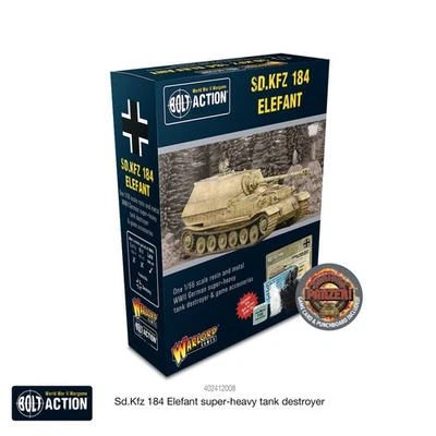Warlord Games Bolt Action German Sd.Kfz 184 Elefant Heavy Tank Destroyer - Image 1 of 4